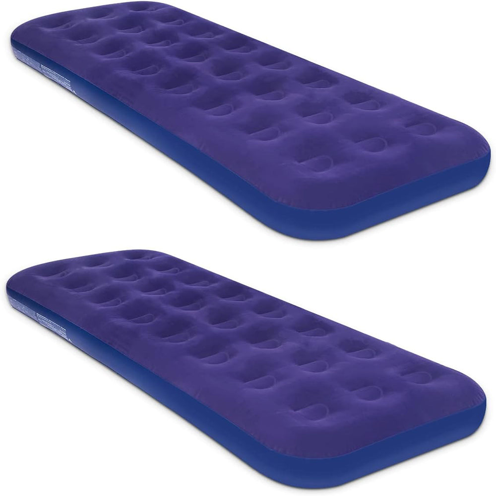 Premium Inflatable Air Mattress with Built-in 40W Detachable Pump (2-Pack)