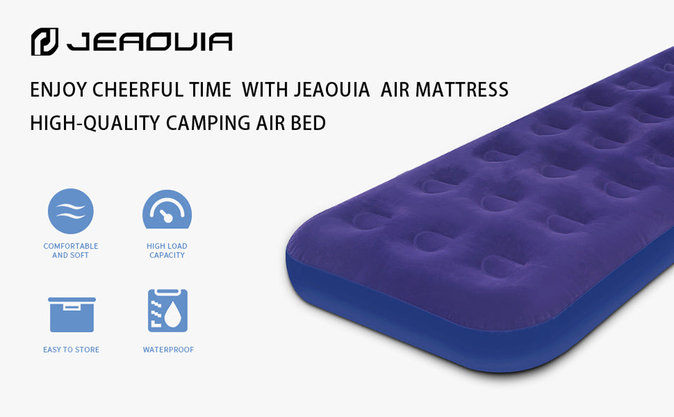 Premium Inflatable Air Mattress with Built-in 40W Detachable Pump (2-Pack)