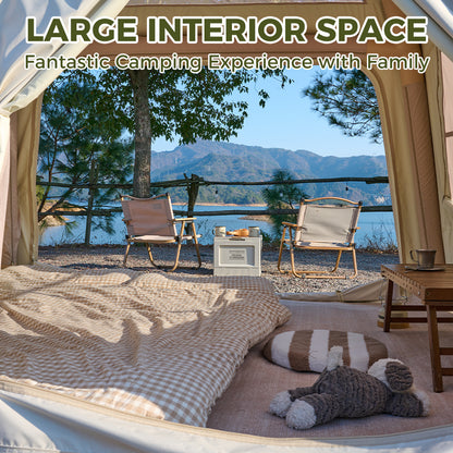 Self-inflating Tent