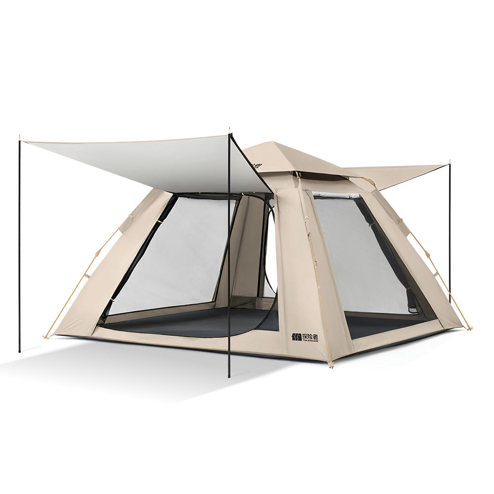 Bathe Automatic 4-Season Camping Tent (Cream Cream/Silver Coated)