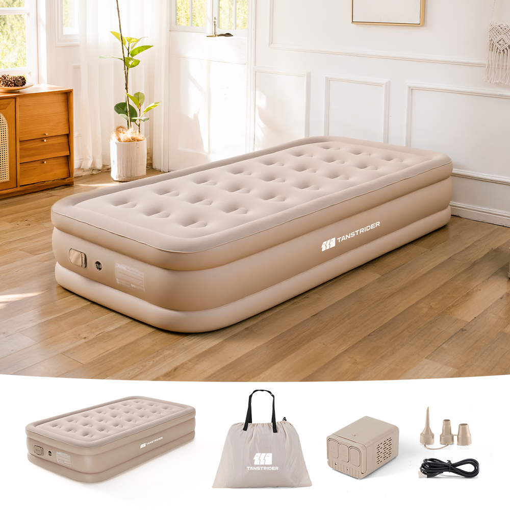 Cirro 16" Elevated Automatic Air Mattress - 3-Layer Double-High Blow Up Bed