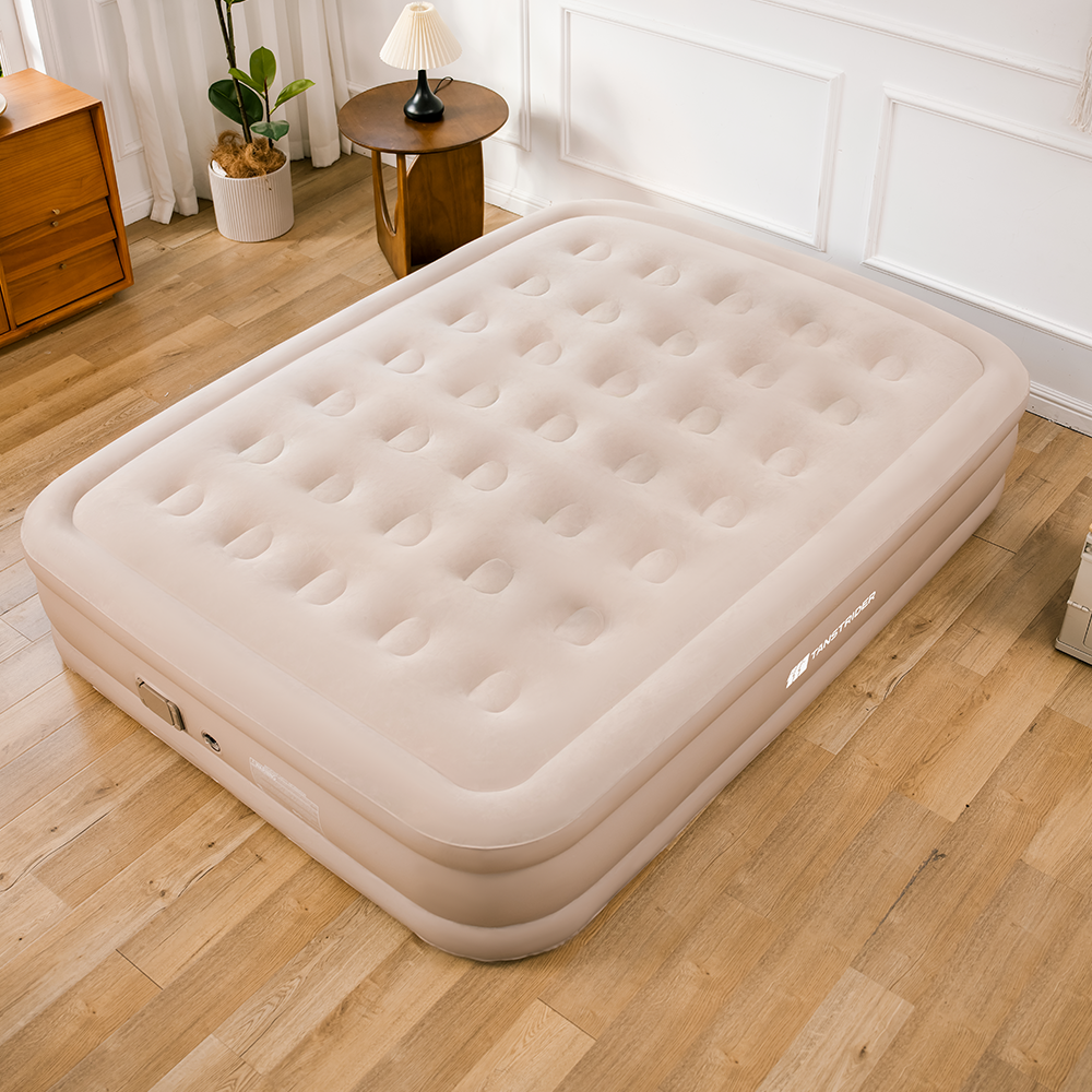 Cirro 16" Elevated Automatic Air Mattress - 3-Layer Double-High Blow Up Bed