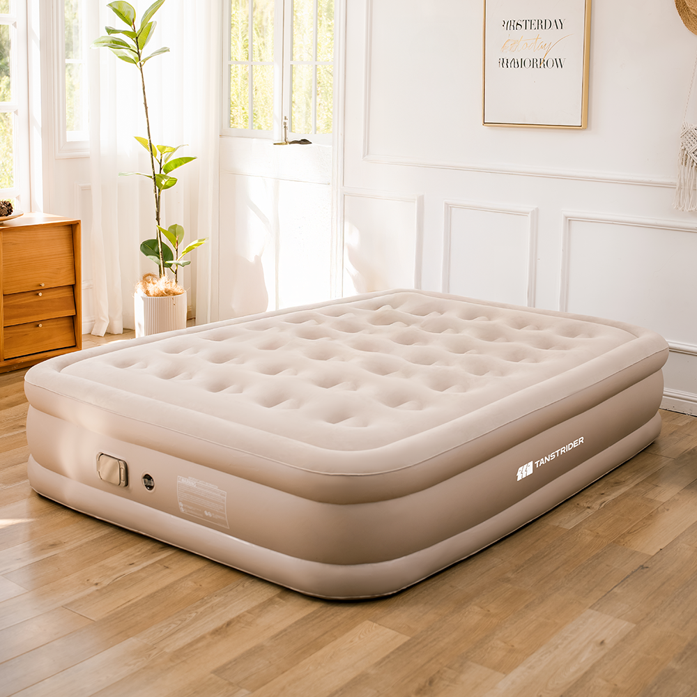 Cirro 16" Elevated Automatic Air Mattress - 3-Layer Double-High Blow Up Bed