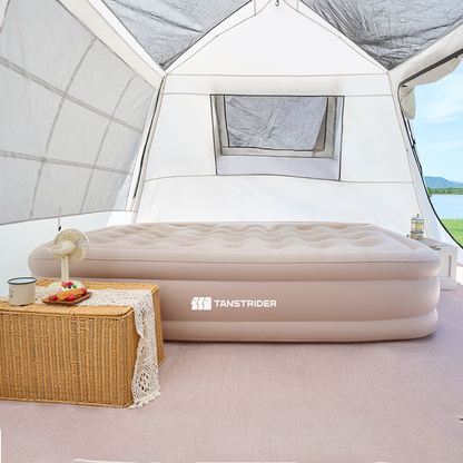 Cirro 16" Elevated Automatic Air Mattress - 3-Layer Double-High Blow Up Bed