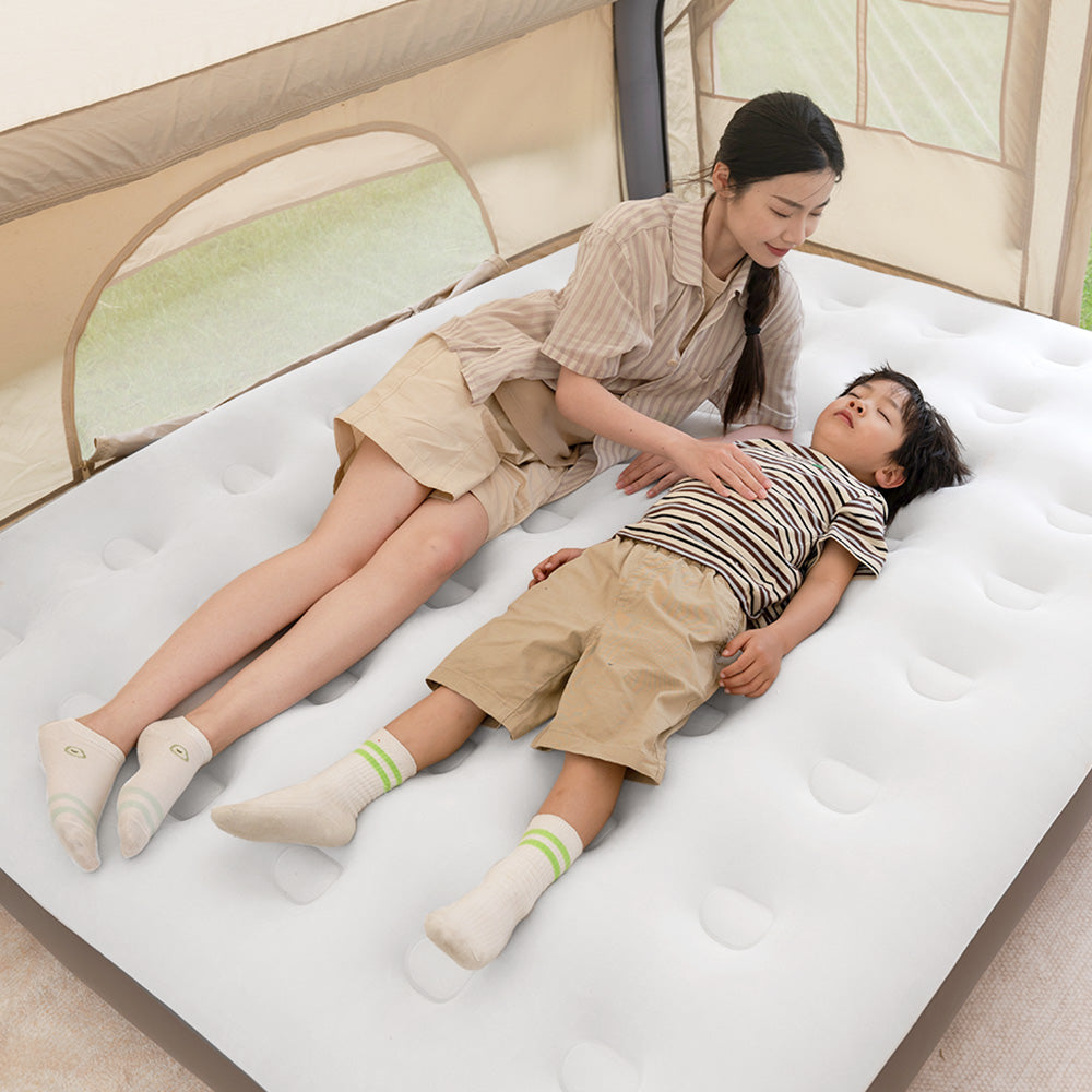 Cirro Premium Rechargeable Air Mattress - Single-Layer Blow Up Bed