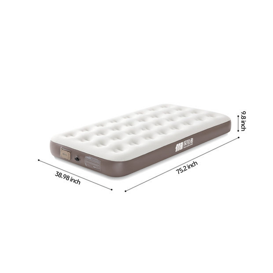 Cirro Premium Rechargeable Air Mattress - Single-Layer Blow Up Bed