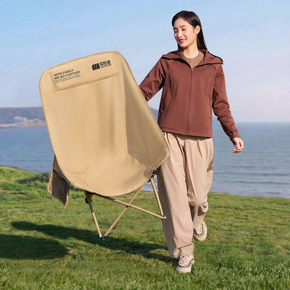 Crescent High-Back Folding Camping Chair