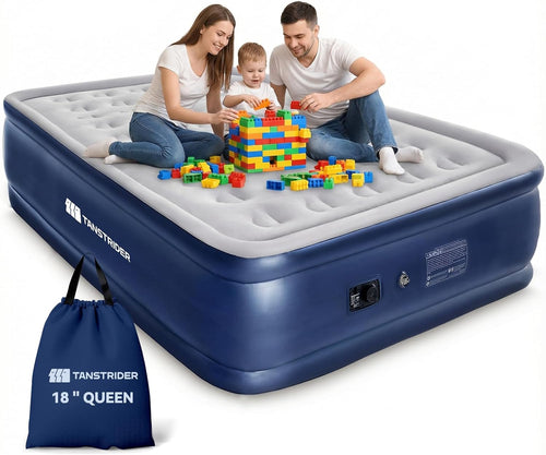 TANSTRIDER Queen Air Mattress with Built in Pump