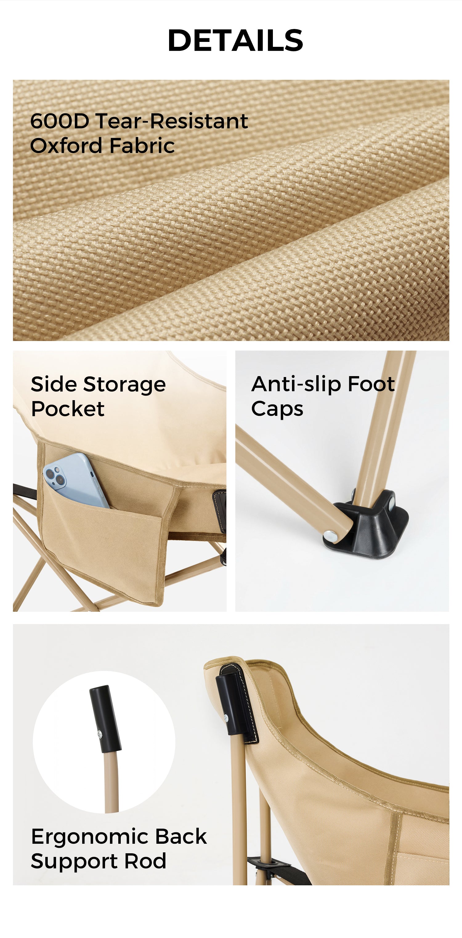 Perch Portable Folding Moon Chair