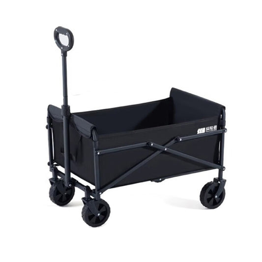 TXZ Heavy-Duty Collapsible Folding Camping Wagon with 10cm All-Terrain Wheels